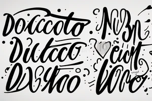 A quote "non ducor, duco" in fine, typewriter, feminine lettering tattoo idea