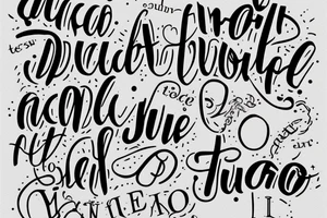 A quote "non ducor, duco" in fine, typewriter font, feminine lettering tattoo idea