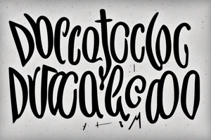 In typewriter font, a quote "non ducor, duco" tattoo idea