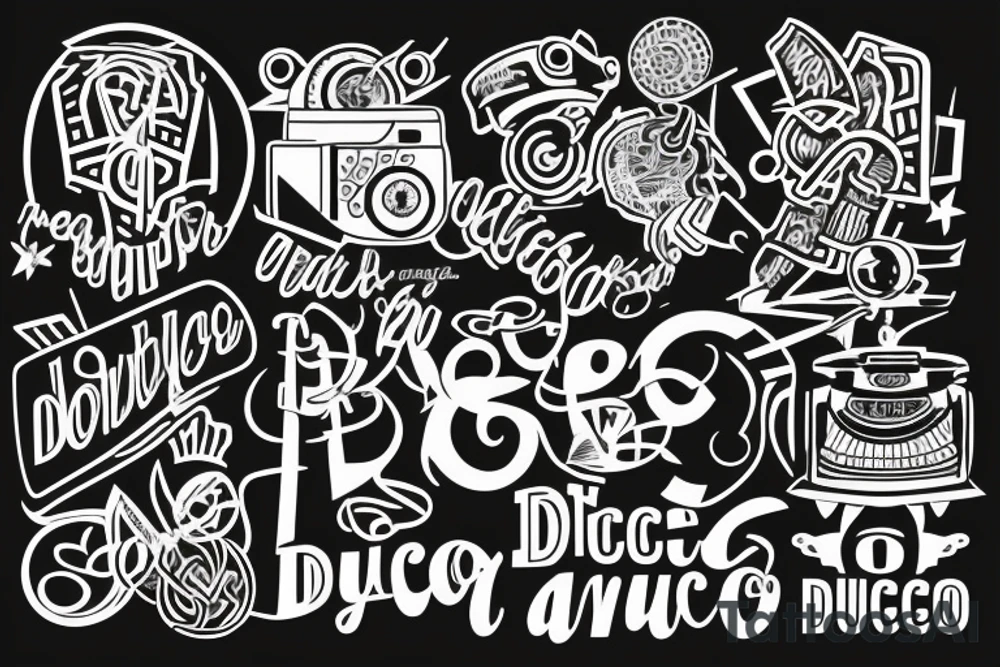 In typewriter font, a quote "non ducor, duco" tattoo idea