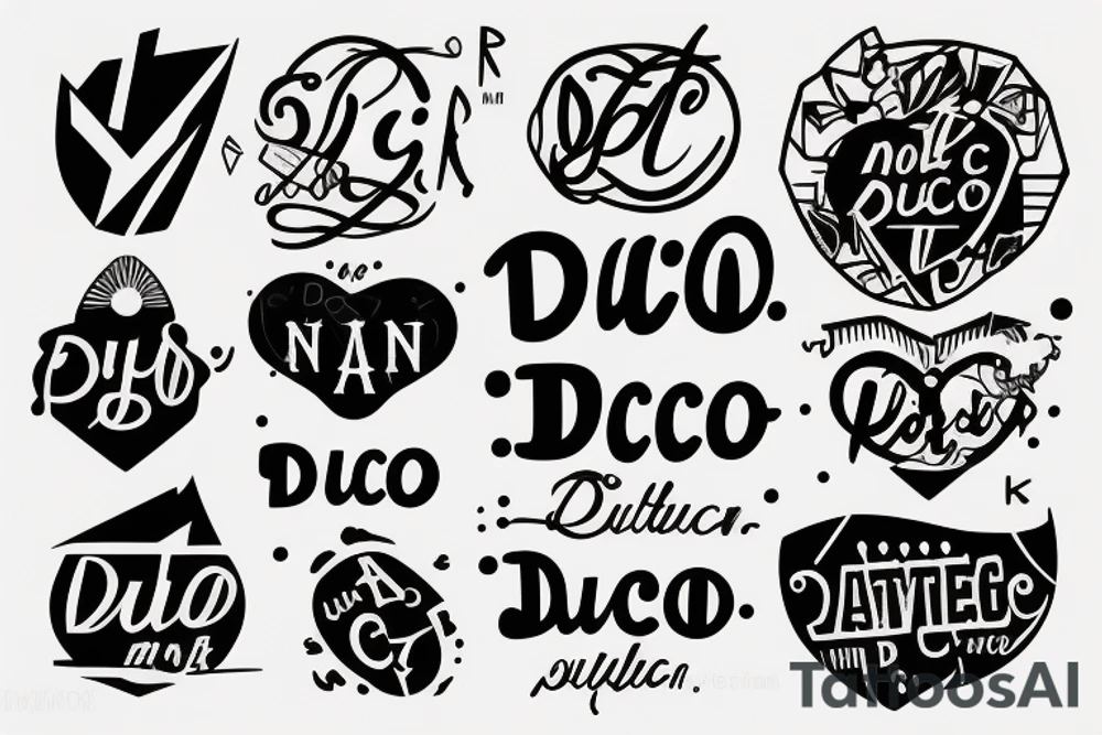 In typewriter font, a quote "non ducor, duco" tattoo idea