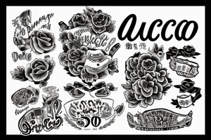 In typewriter font, a quote "non ducor, duco" tattoo idea