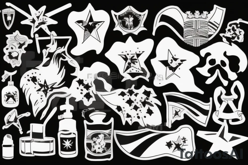 Maltese flag tattoo idea
