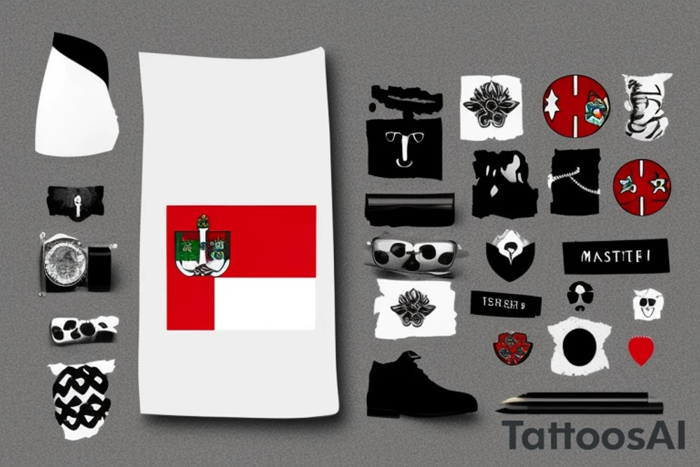 Maltese flag tattoo idea