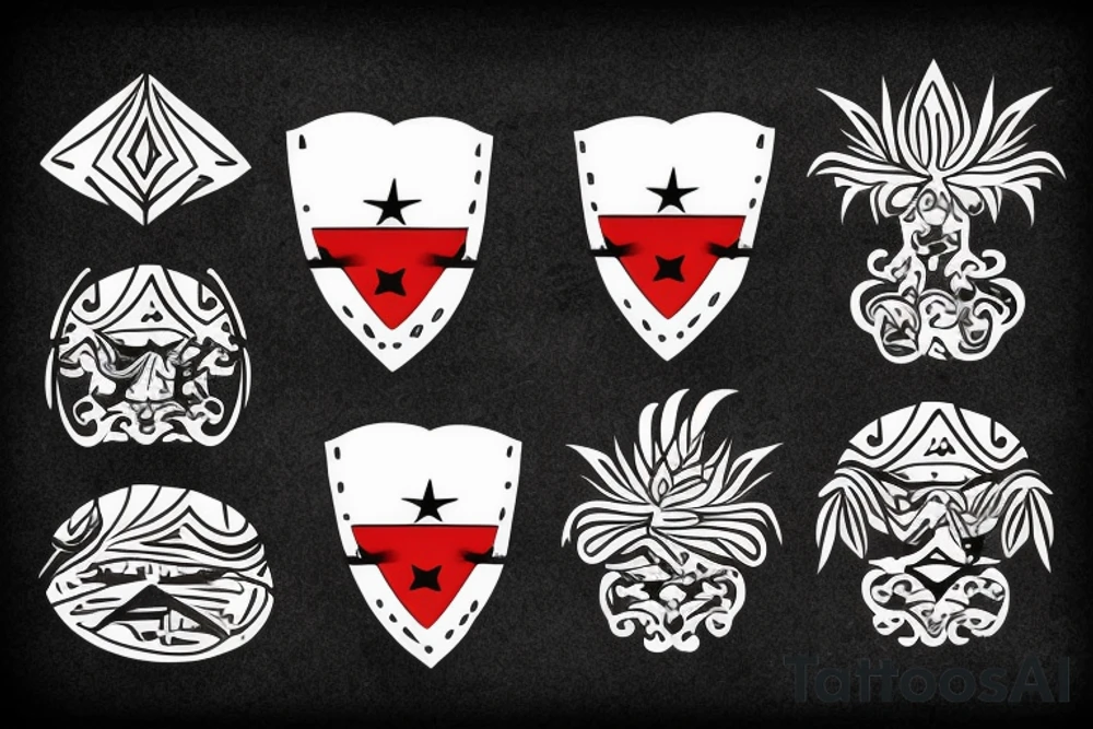 Maltese flag tattoo idea