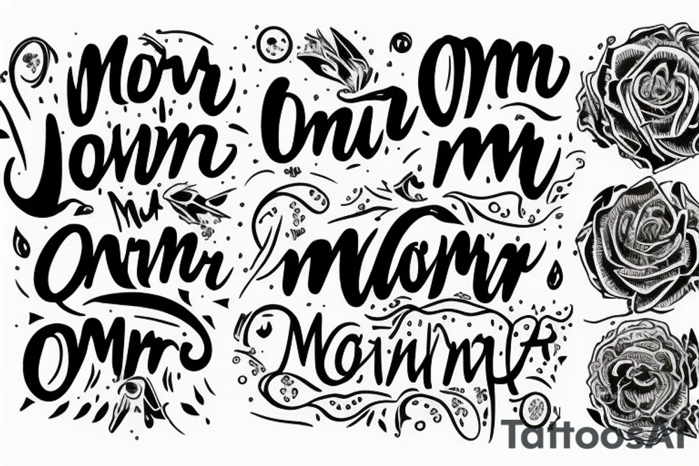 In typewriter font, a quote "non omnis moriar" tattoo idea
