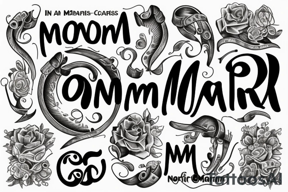 In typewriter font, a quote "non omnis moriar" tattoo idea