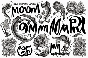 In typewriter font, a quote "non omnis moriar" tattoo idea