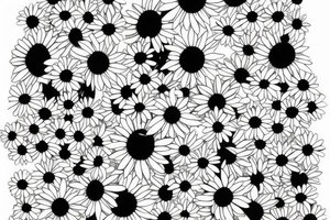 Africa with a daisy tattoo idea