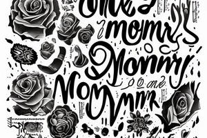 In typewriter font, a quote "non omnis moriar" tattoo idea