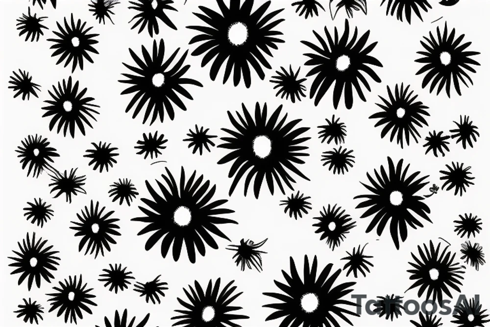 Africa with a daisy tattoo idea