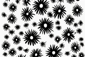Africa with a daisy tattoo idea