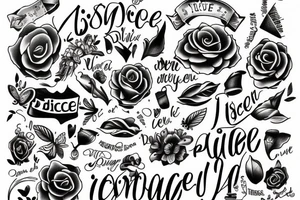 Quote "Vivere disce" tattoo idea