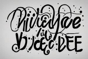 Quote "Vivere disce" only text in typewriter font tattoo idea