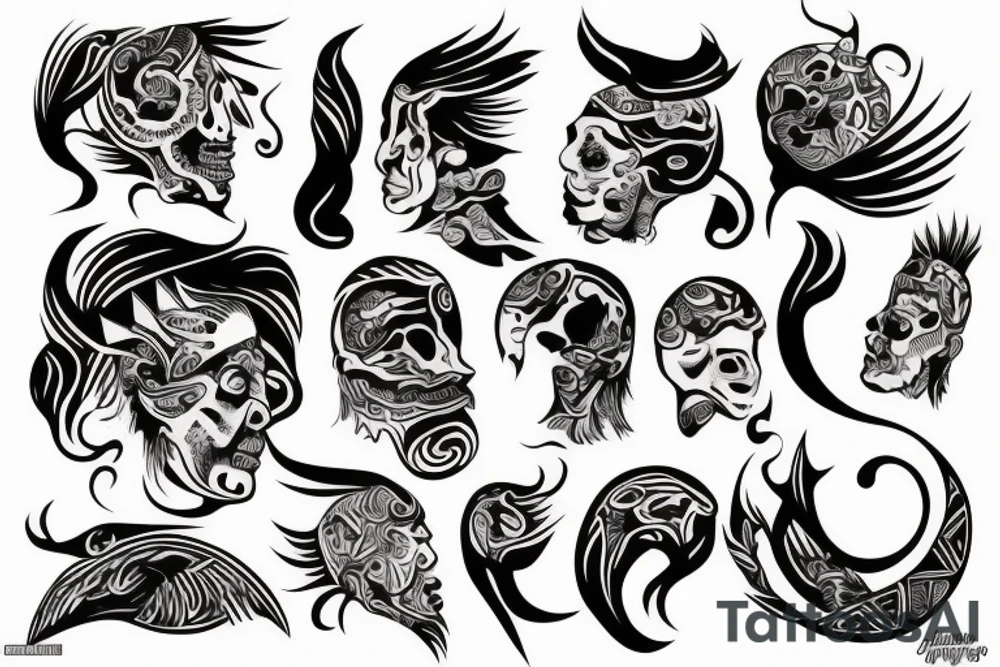 esoterico uruboro tattoo idea