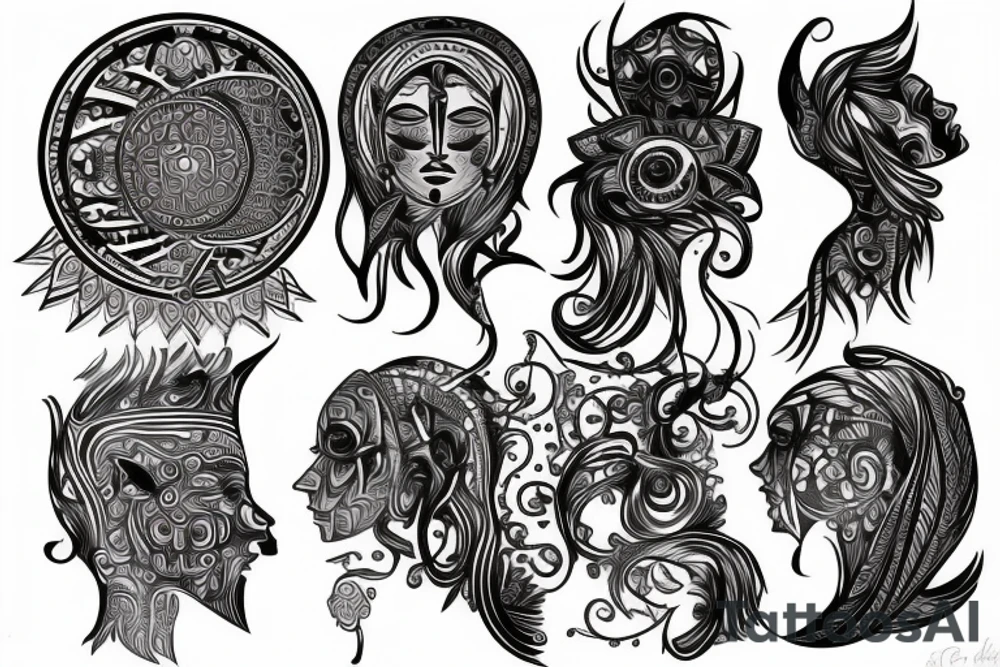esoteric, mystical tattoo idea