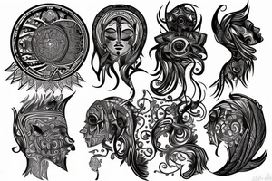 esoteric, mystical tattoo idea