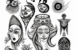 esoteric, mystical tattoo idea