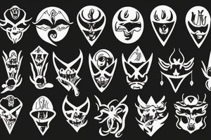 When you are favoured by the god you are also favoured by the devil tattoo idea