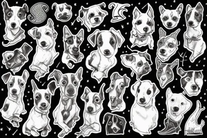 Jack Russell Terrier tattoo idea