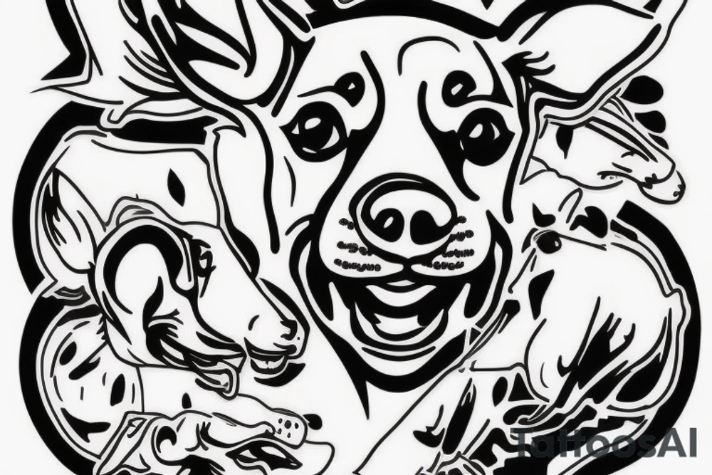 Jack Russell Terrier One Tattoo tattoo idea