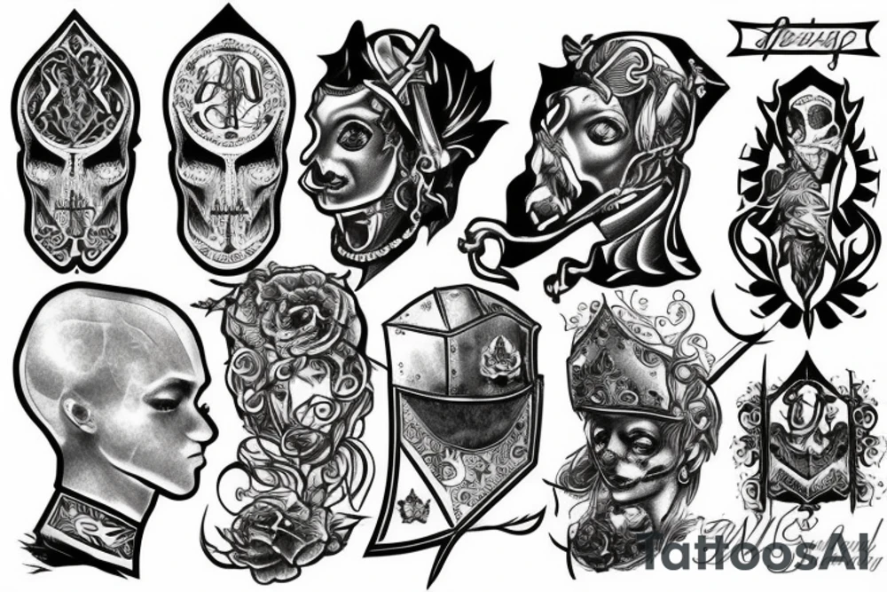 knight tattoo idea