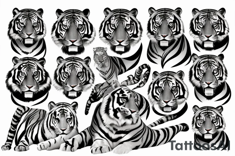 tiger tattoo idea