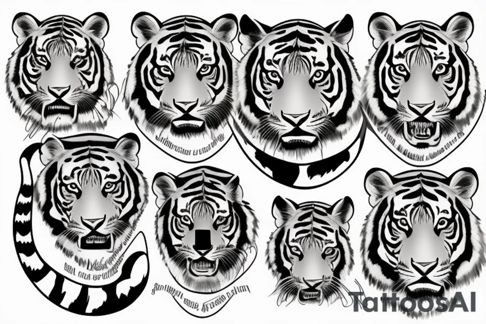 tiger tattoo idea