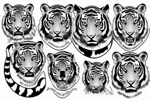 tiger tattoo idea