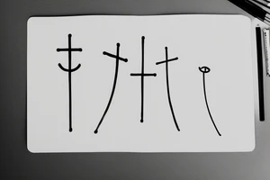 semi colon with a simple cross tattoo idea
