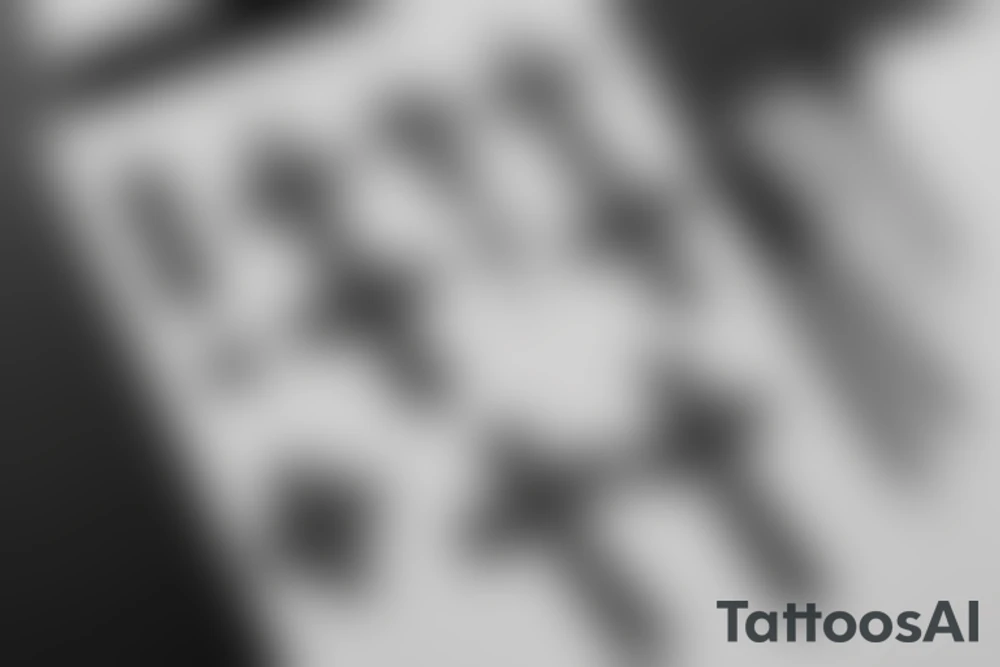 semi colon with a simple cross tattoo idea