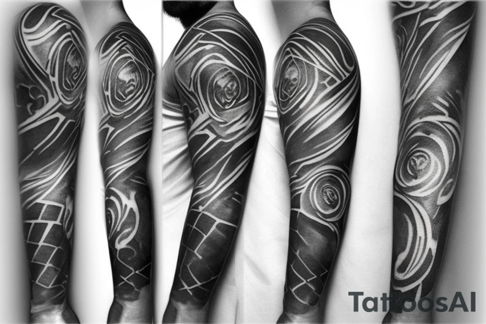 Messi hand up tattoo idea