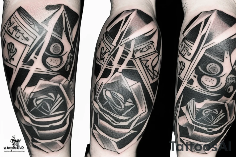 Messi hand up tattoo idea