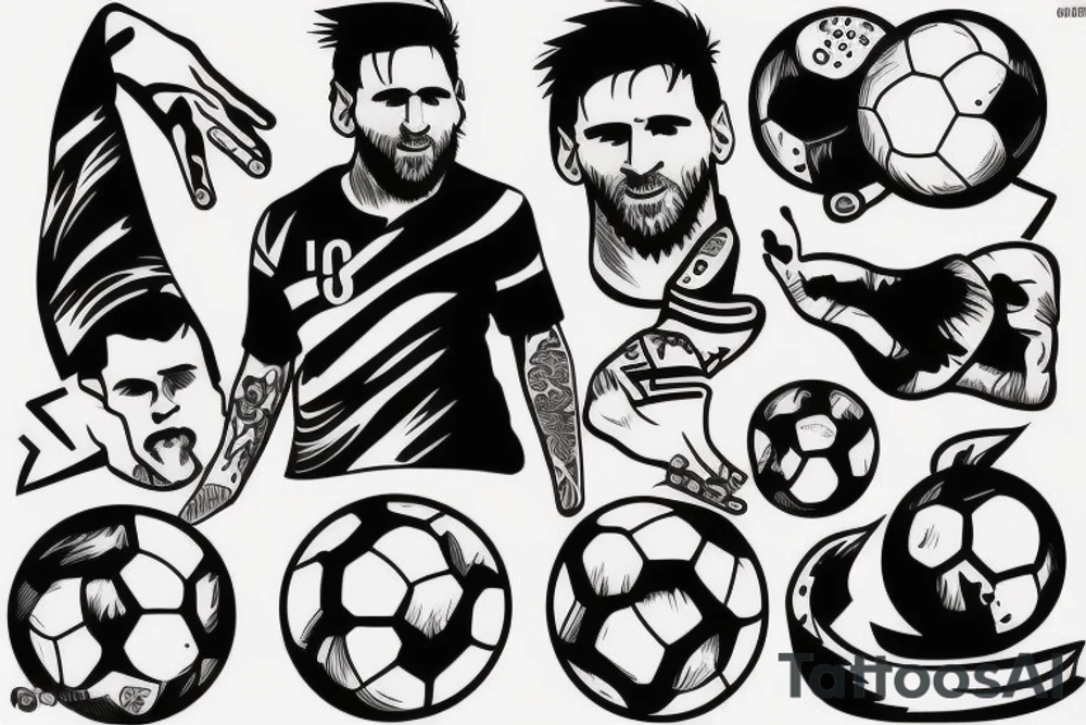 Messi tattoo idea