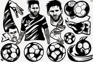 Messi tattoo idea