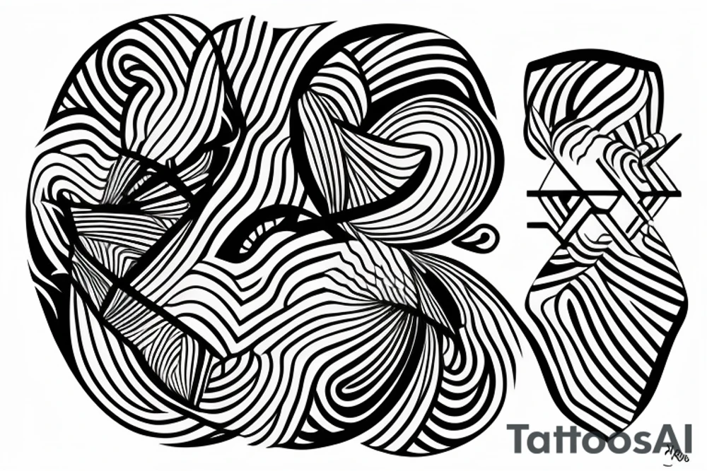 philosophical and musing, with feminine lines "non ducor, duco" in quotes tattoo idea