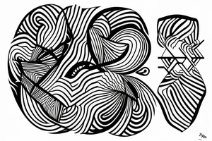 philosophical and musing, with feminine lines "non ducor, duco" in quotes tattoo idea