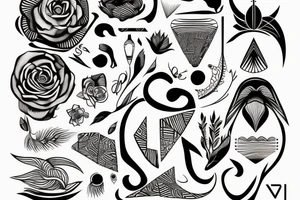 philosophical and musing, with feminine lines "non ducor, duco" in quotes tattoo idea
