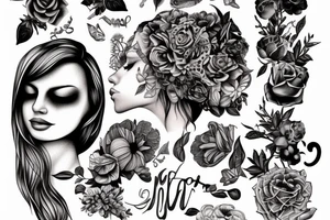 philosophical and musing, with feminine lines "non ducor, duco" in quotes tattoo idea