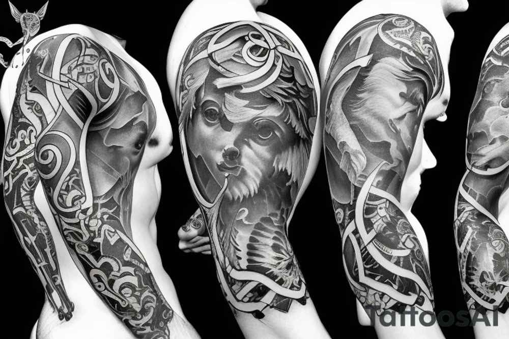 Bellerophon and the Chimera tattoo idea
