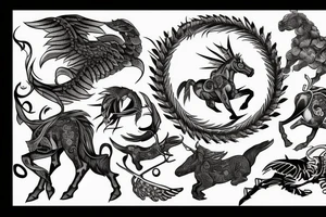 Bellerophon tattoo idea