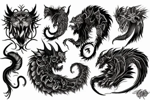 Chimera tattoo idea