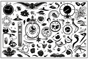 Time patiance tattoo idea