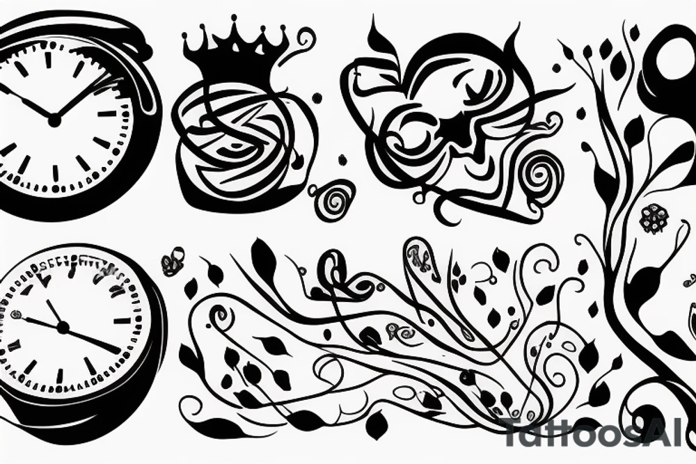 Time patience tattoo idea