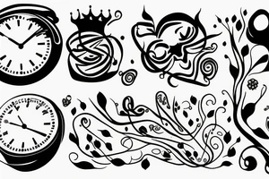 Time patience tattoo idea