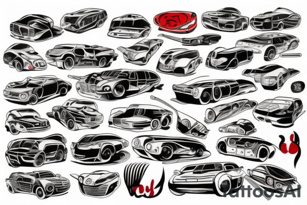 JDM cars tattoo idea