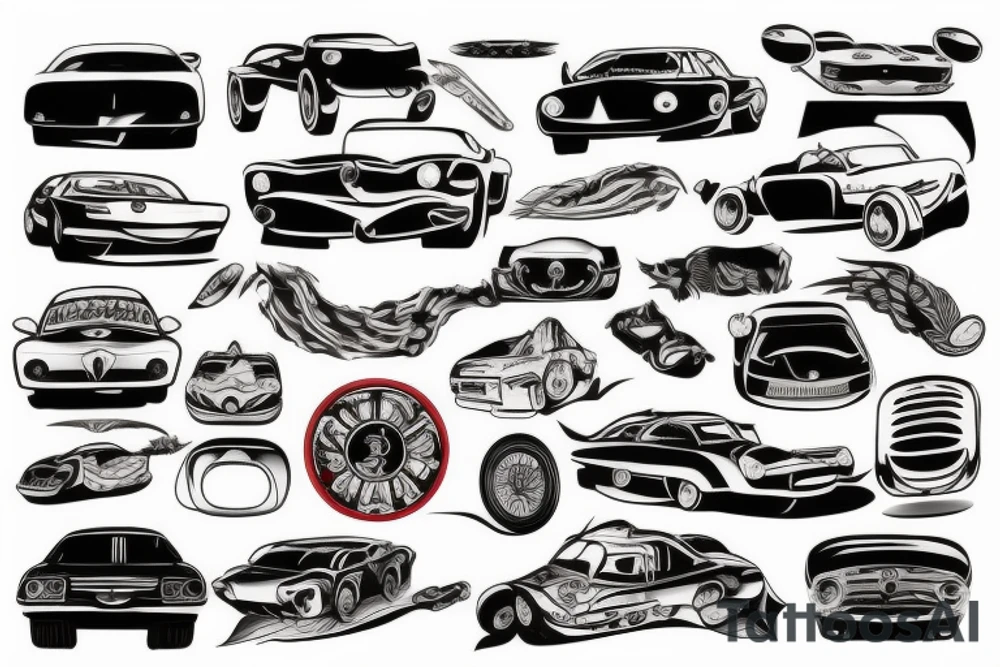 JDM cars tattoo idea