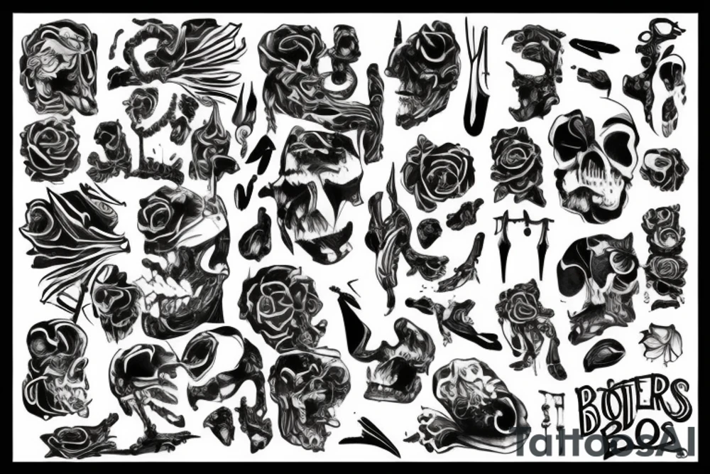 Brothers by blood tattoo idea