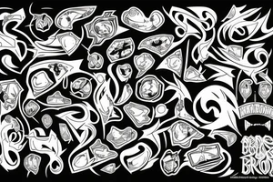 Brothers by blood tattoo idea