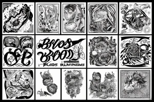 Brothers by blood tattoo idea